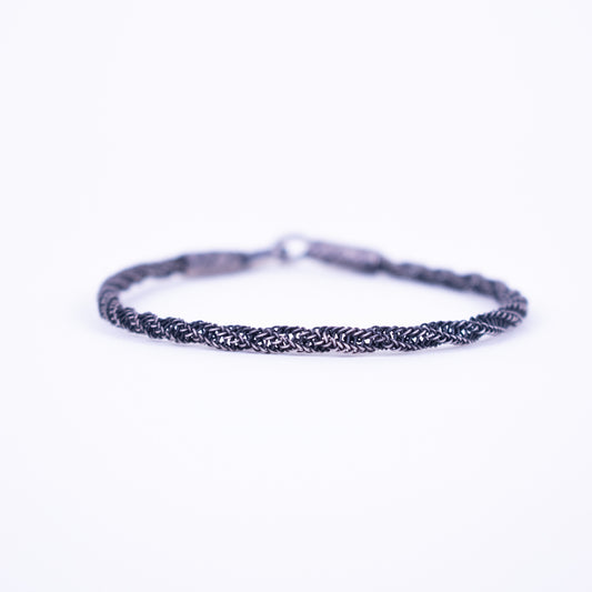 Silver Bracelet Slim Rope