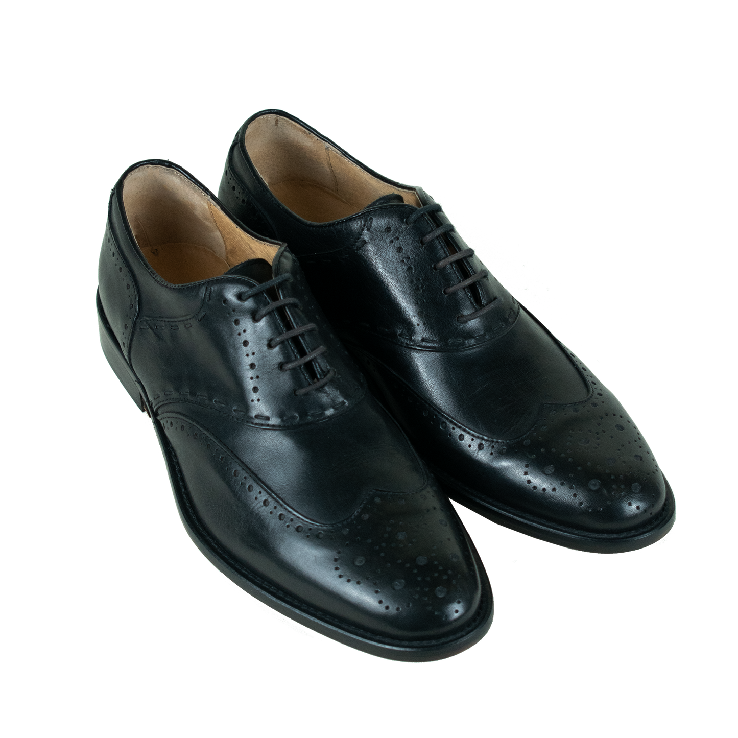 Italian Black leather “Giusy”