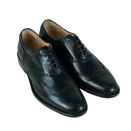 Italian Black leather “Giusy”