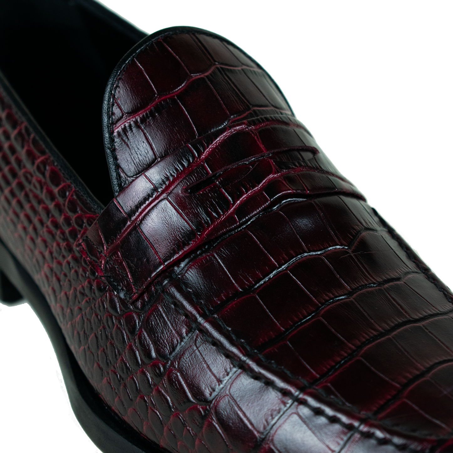 Burgundy leather L’imperatore Italia