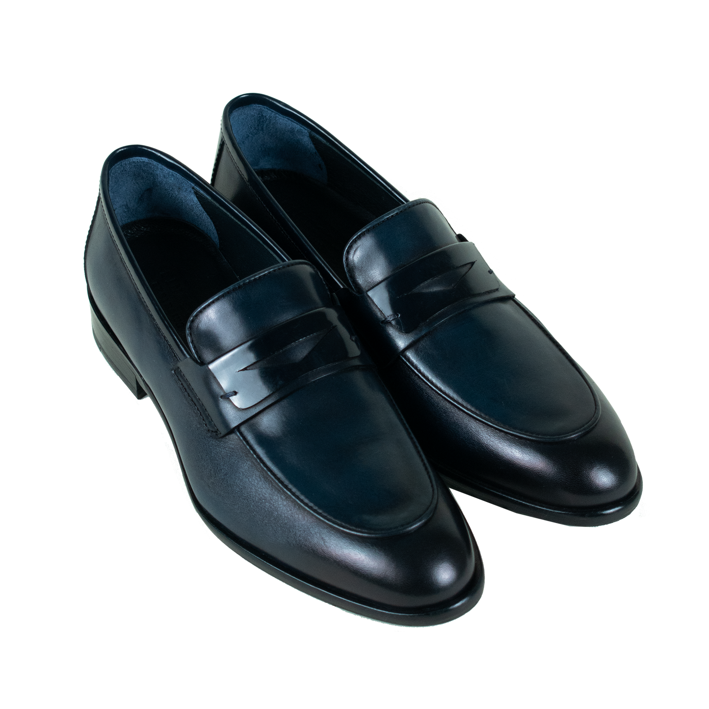 Finesse Exclusive Navy Blue Leather