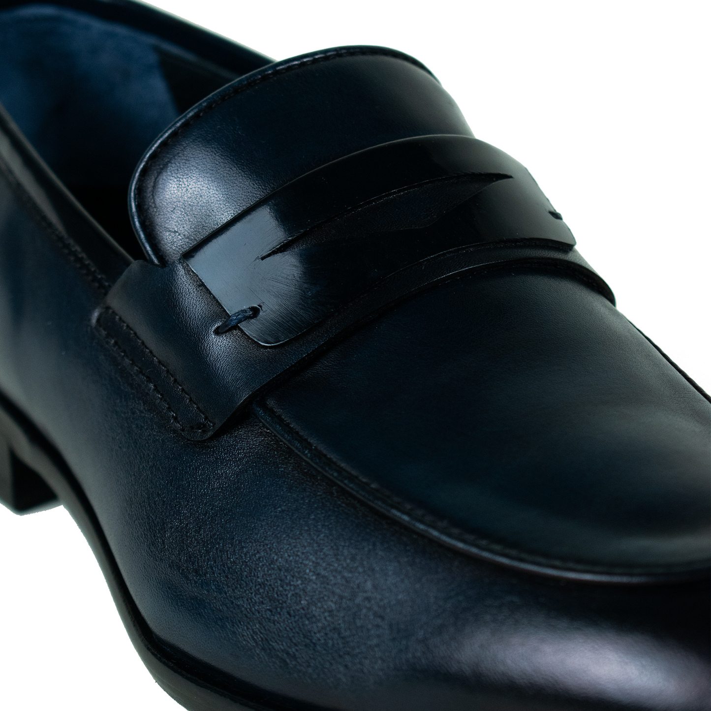 Finesse Exclusive Navy Blue Leather