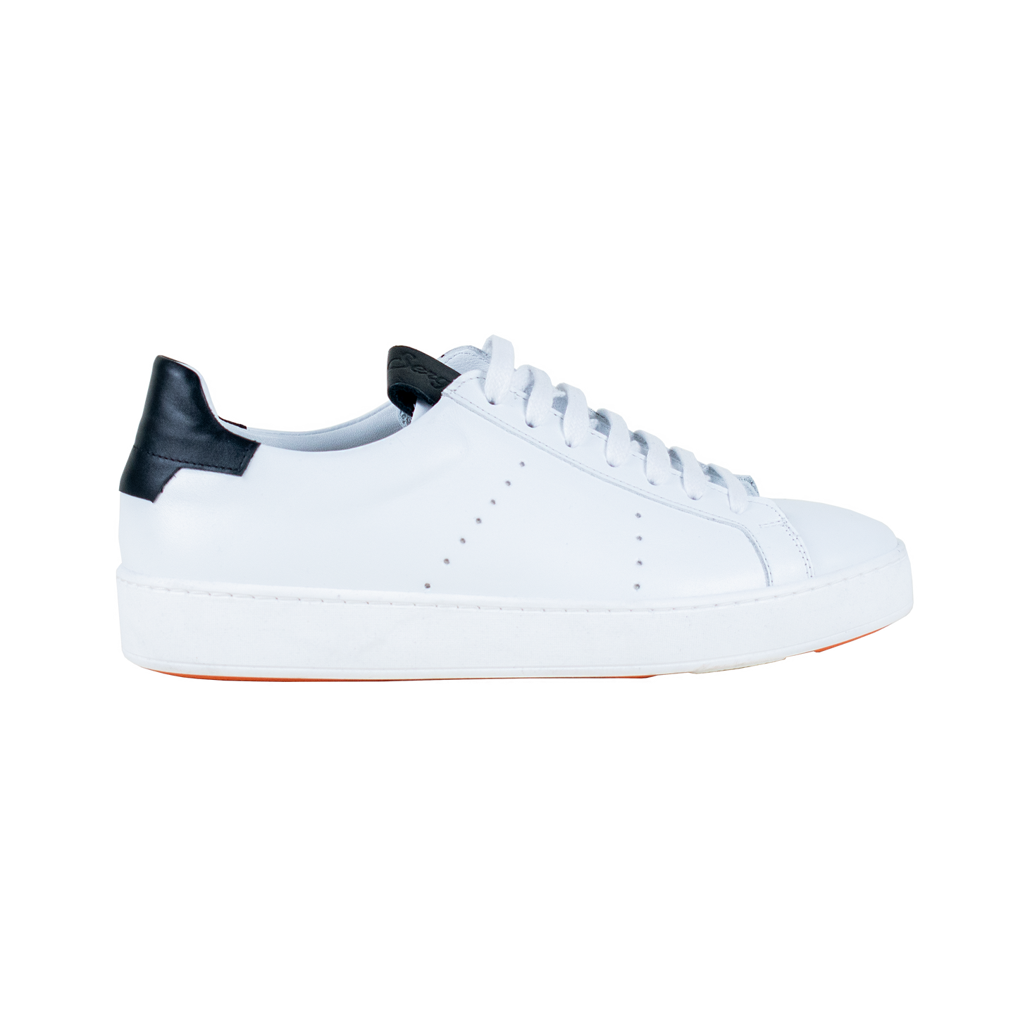 White leather sneakers