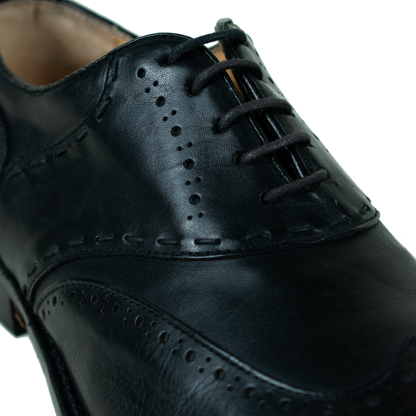 Italian Black leather “Giusy”