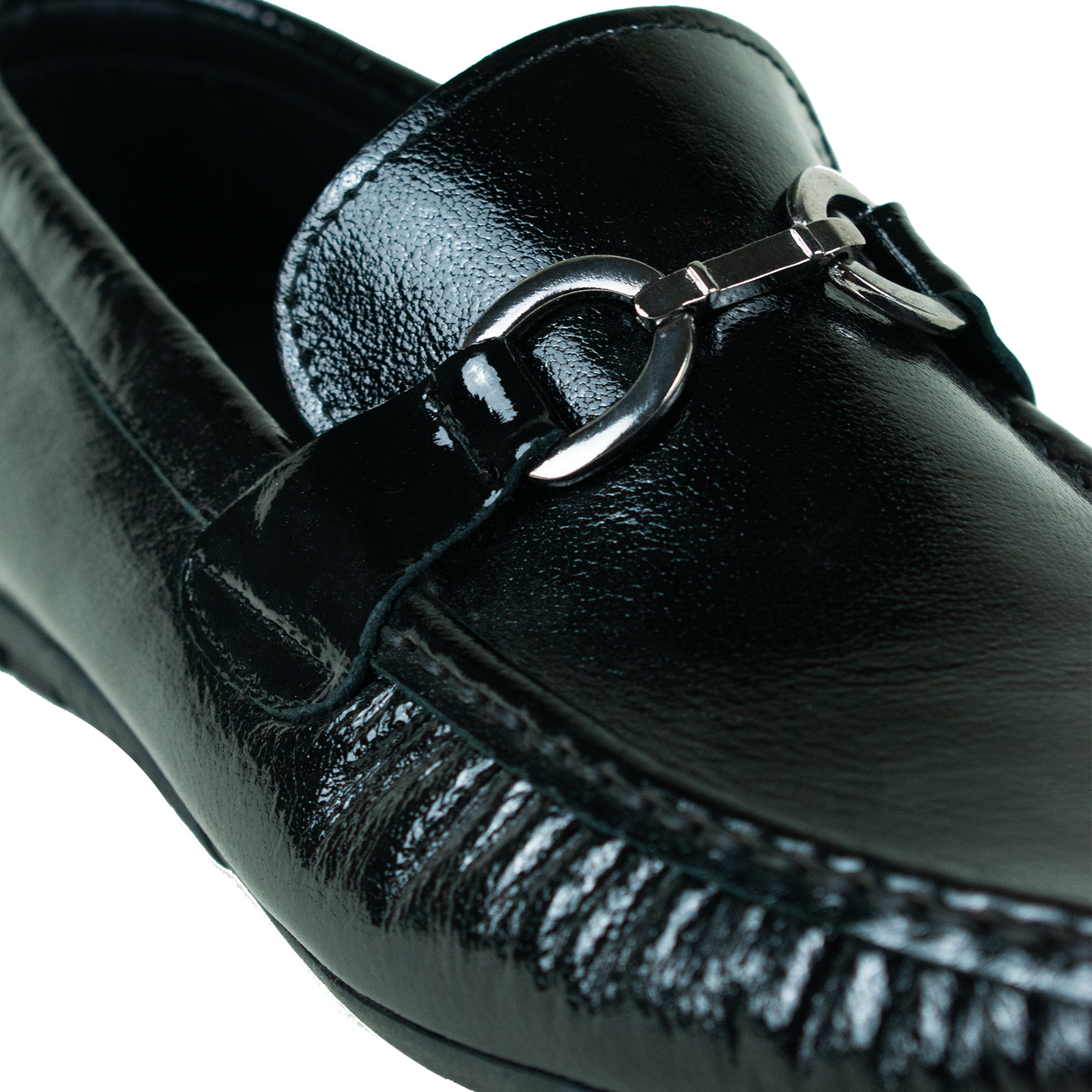 Leather Loafer Shiny Black